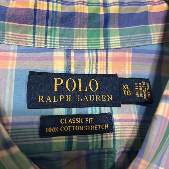 POLO RALPH LAUREN
Button-Down Collar Logo-Embroidered Checked Cotton shirt - Picture 6 of 6